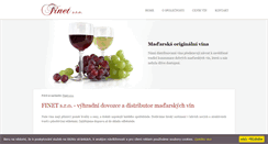 Desktop Screenshot of finet-vino.cz